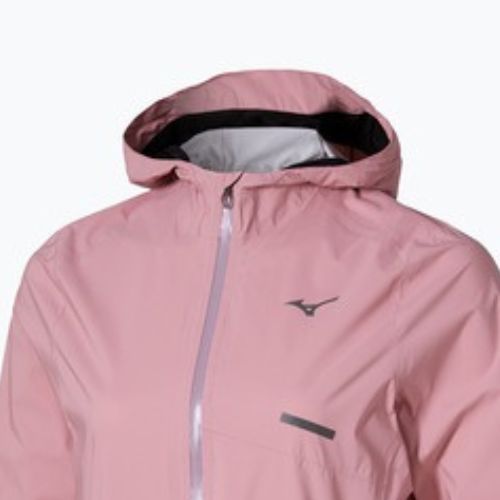 Damen-Laufjacke Mizuno Trail Waterproof 20K Hooded Rose Elegance