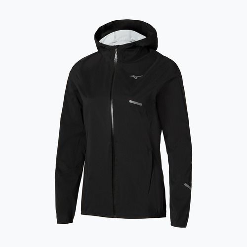 Damen-Laufjacke Mizuno Trail Waterproof 20K Hooded black