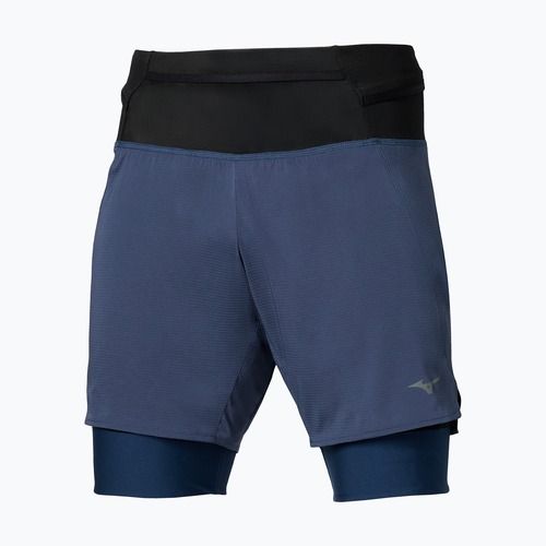 Herren-Laufshorts Mizuno Trail Multipocket 2in1 estate blue