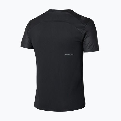 Herren-Laufshirt Mizuno Trail Graphic Tee black