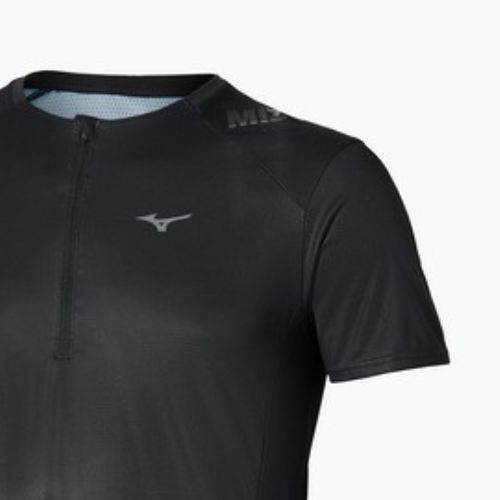Herren-Laufshirt Mizuno Trail Graphic Tee black