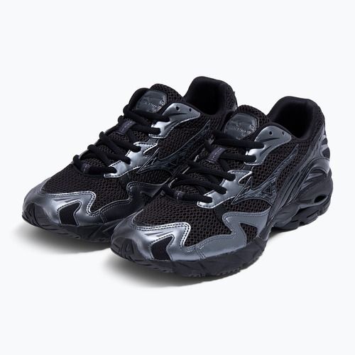 Mizuno Wave Rider 10 Laufschuhe black/black sand/metallic gray