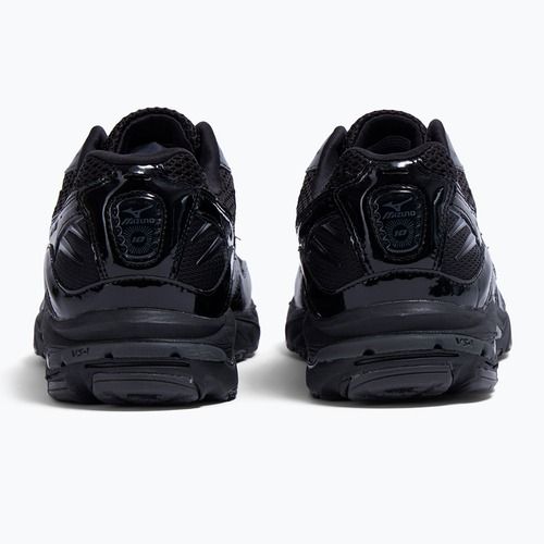 Mizuno Wave Rider 10 Laufschuhe black/black sand/metallic gray