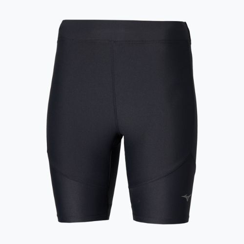Damen-Laufshorts Mizuno Alpha Mid black