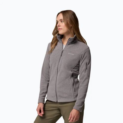 Damen-Fleecejacke Columbia Fast Trek II City Grey Heather/City Grey