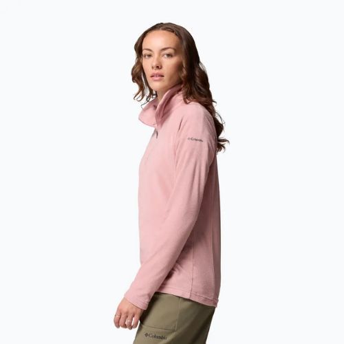 Damen Fleecejacke Columbia Glacial IV 1/2 Zip eraser pink