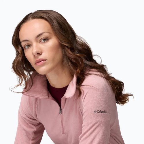 Damen Fleecejacke Columbia Glacial IV 1/2 Zip eraser pink