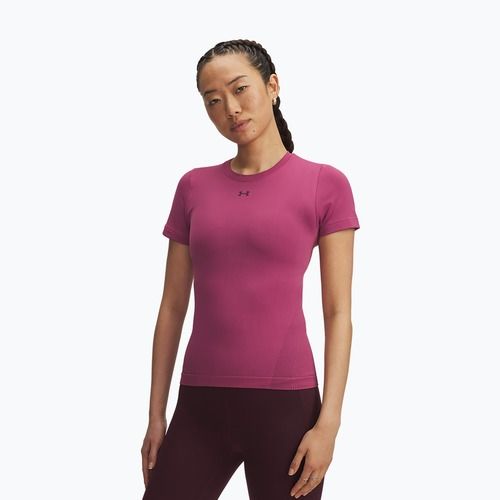 Trainingsshirt Damen Under Armour Vanish Seamless fuchsia dusk/dark maroon/dark maroon