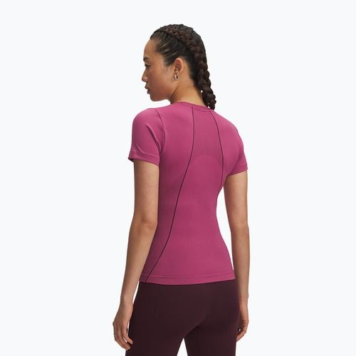 Trainingsshirt Damen Under Armour Vanish Seamless fuchsia dusk/dark maroon/dark maroon