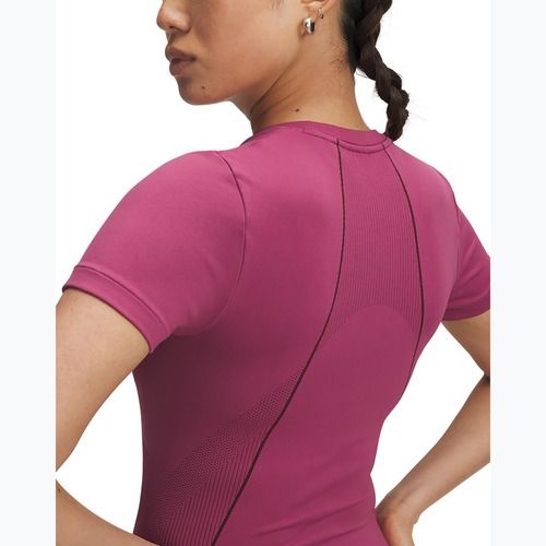 Trainingsshirt Damen Under Armour Vanish Seamless fuchsia dusk/dark maroon/dark maroon