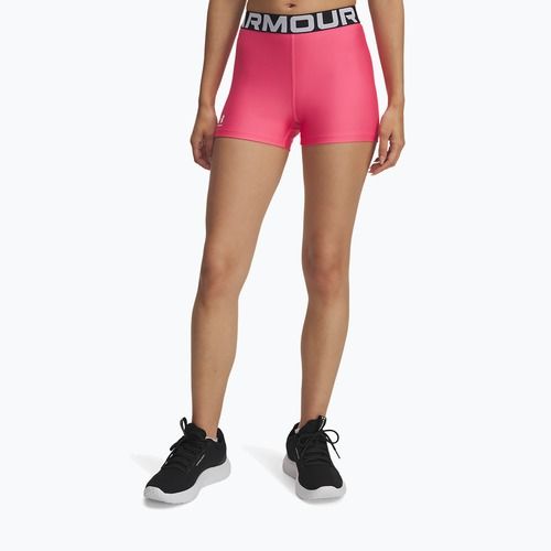 Shorts Damen Under Armour HG Authentics horizon super pink/white
