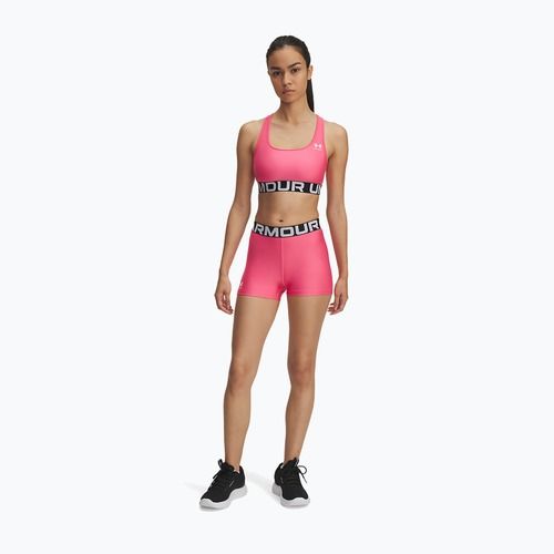 Shorts Damen Under Armour HG Authentics horizon super pink/white