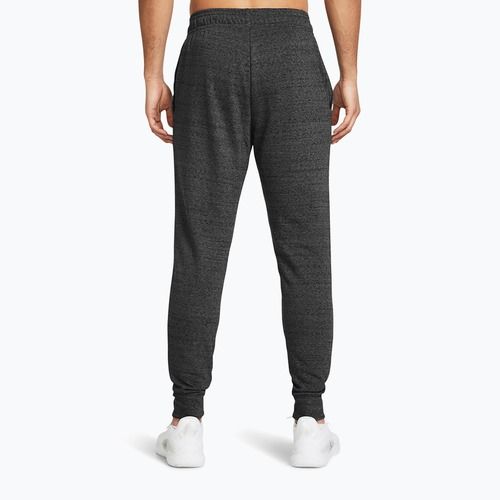 Hose Herren Under Armour Rival Terry Jogger castlerock light heather/onyx white