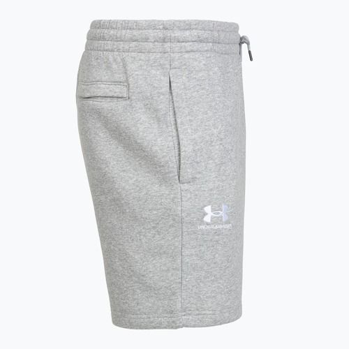 Under Armour Icon Fleece Herrenshorts mod gray light heather/white