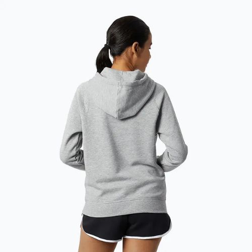 Damen-Hoodie New Balance Core Fleece Hoodie grey
