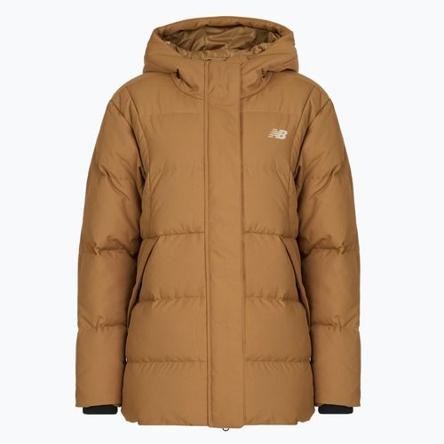 Damen-Daunenjacke New Balance NBX Soft Alpine Icon Down brown