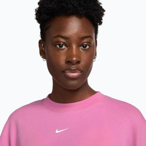 Damen-Trainingspullover Nike Pro Dri-Fit Loose Crew-Neck playful pink/pink foam/white