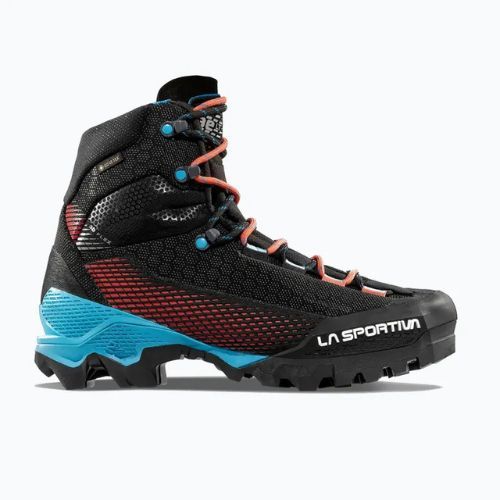 Damen-Hochtourenschuhe La Sportiva Aequilibrium ST GTX black/hibiscus