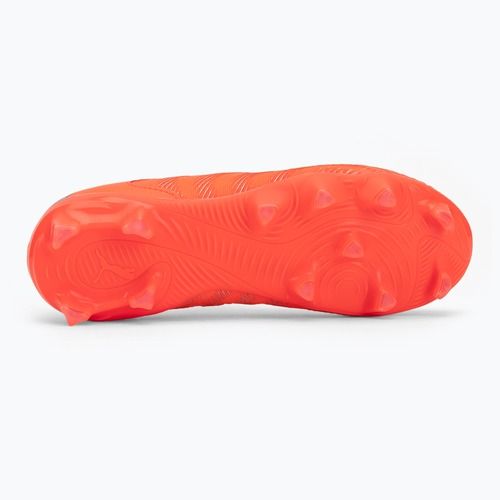 Kinder-Fußballschuhe PUMA Future 9 Match LL FG/AG Jr glowing red/puma white/puma black/puma silver