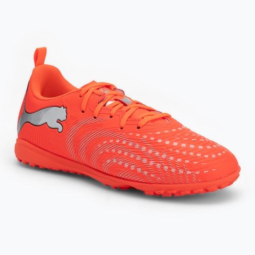 Kinder-Fußballschuhe PUMA Future 9 Play TT Jr glowing red/puma white/puma black/puma silver