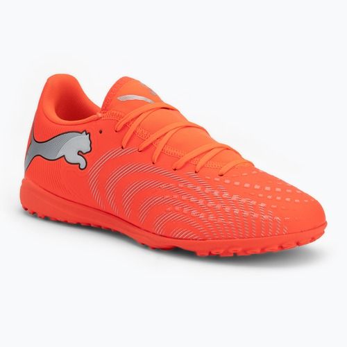 Fußballschuhe PUMA Future 9 Play TT glowing red/puma white/puma black/puma silver