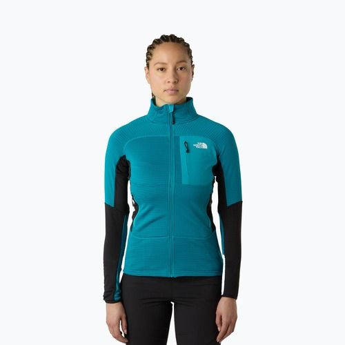 Damenpullover The North Face Polartec Powergrid Stormgap Anthrazitgrau/TNF Schwarz