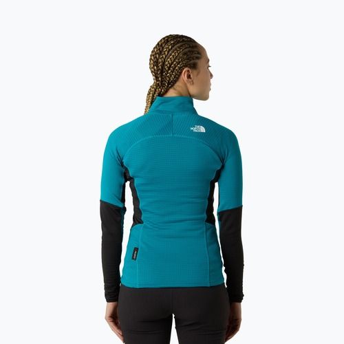 Damenpullover The North Face Polartec Powergrid Stormgap Anthrazitgrau/TNF Schwarz