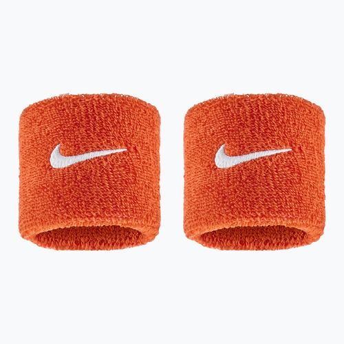 Schweißbänder fürs Handgelenk Nike Swoosh Classic Wristbands 2 St. team orange/white