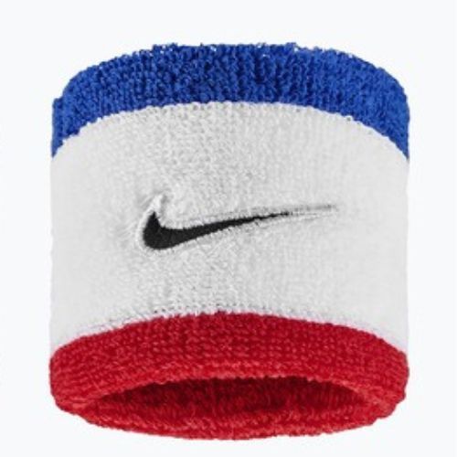Frottee-Handgelenkbänder Nike Swoosh Classic Wristbands 2er-Pack Game Royal/University Red/Black