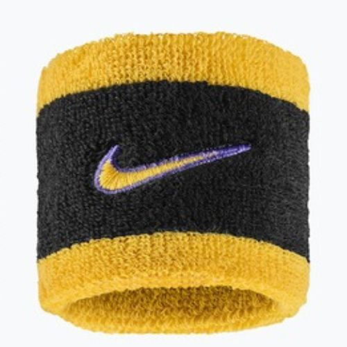 Schweißbänder fürs Handgelenk Nike Swoosh Classic Wristbands 2 Stk. black/court purple/university gold