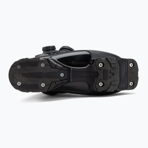 Damen-Skischuhe Salomon S/Pro Supra Dual Boa 115 W black/beluga metallic/beetroot purple