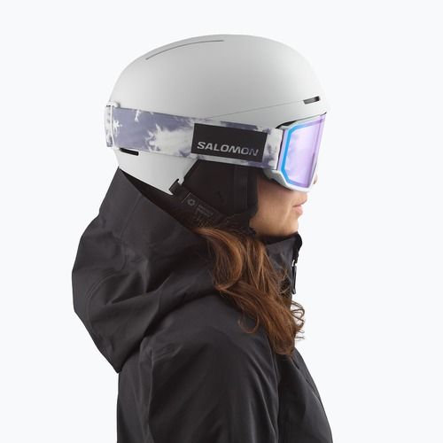 Skibrille Salomon S/View 3 ice flow/ml light blue