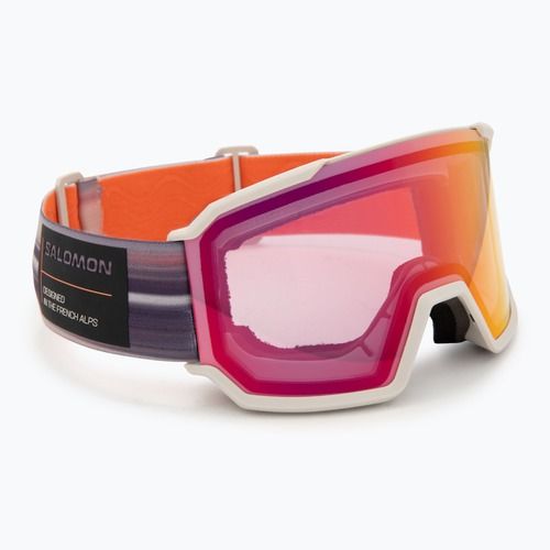 Skibrille Salomon S/View 3 Photo rainy day/ml red