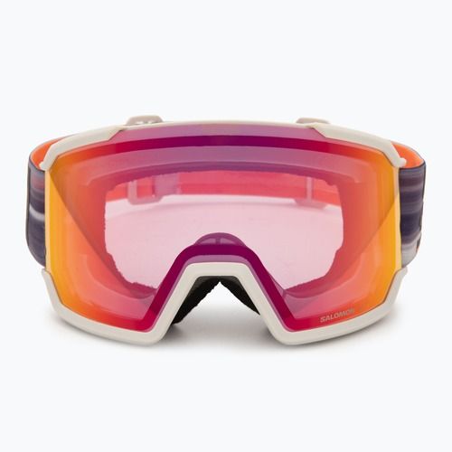 Skibrille Salomon S/View 3 Photo rainy day/ml red