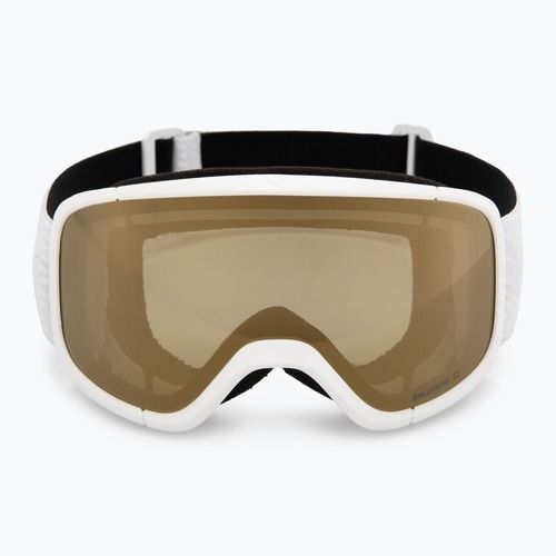 Kinder-Skibrille Salomon Lumi Acces Jr white/flash gold