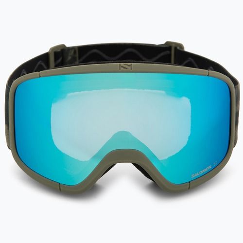 Skibrille Salomon Aksium 2.0 S olive night/ml mid blue