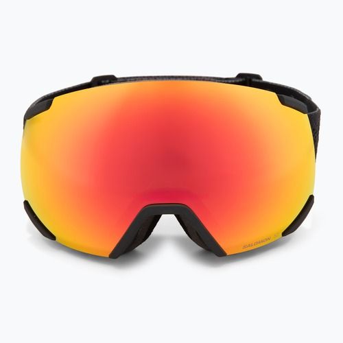 Kinder-Skibrille Salomon Radium black/mid red
