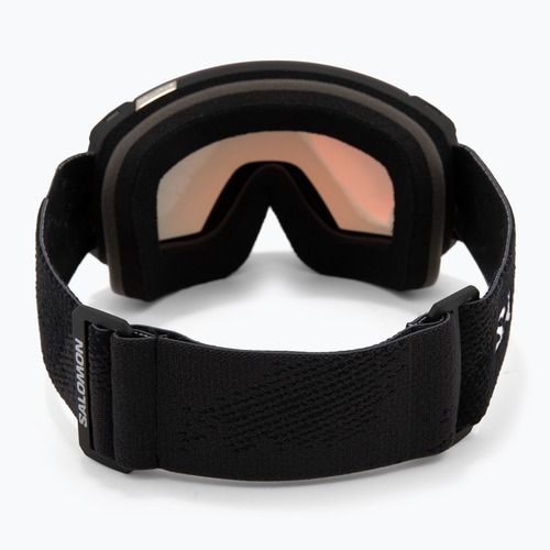 Kinder-Skibrille Salomon Radium black/mid red