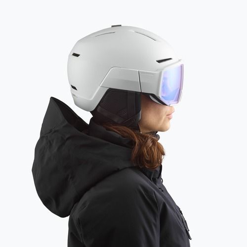 Skihelm Salomon Osmo Pro Sigma Photo ice flow/sky blue