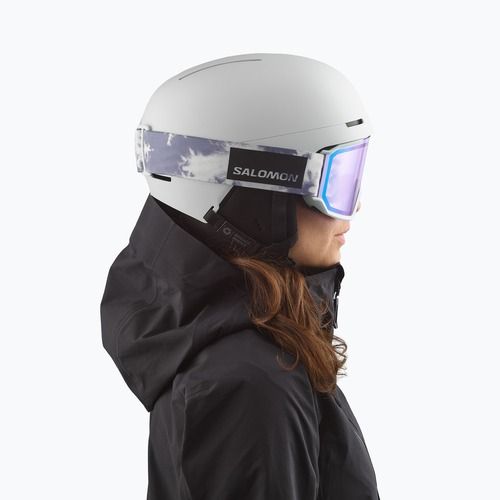 Skihelm Salomon Brigade Index ice flow