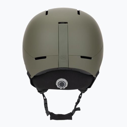 Skihelm Salomon Brigade Index olive night