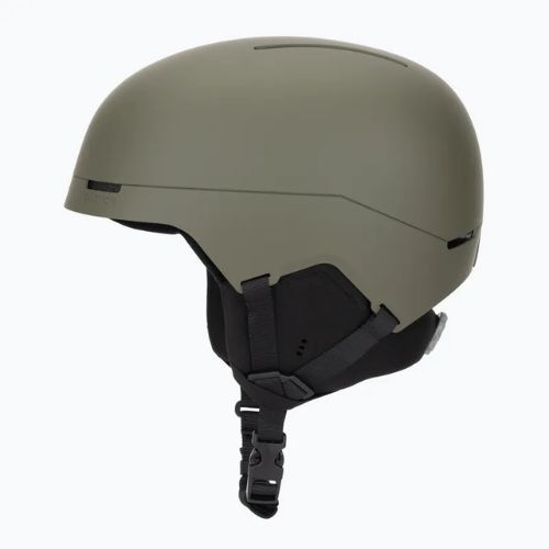 Skihelm Salomon Brigade Index olive night