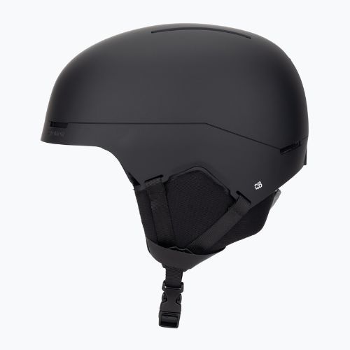 Skihelm Salomon Brigade Round Fit black