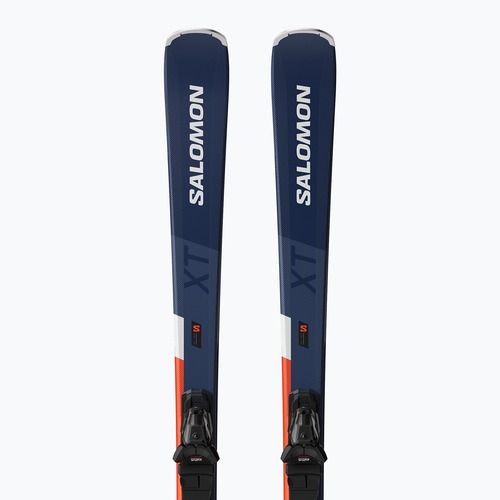Ski Salomon S/Max 6 XT + Bindungen M10 GW silver/legion blue met/fiery coral