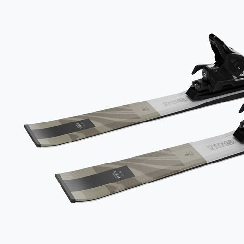 Damen-Ski Salomon S/Max N°10 Silver + Skibindungen M10 GW silver met/light bronze met/black
