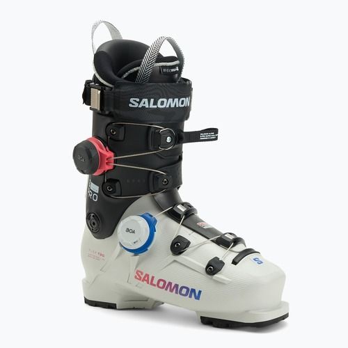 Herren-Skischuhe Salomon S/Pro Supra Dual Boa 130 GW gray aurora/black/race blue