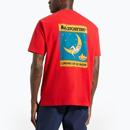 Herren-T-Shirt La Sportiva Moon Climb mountain red