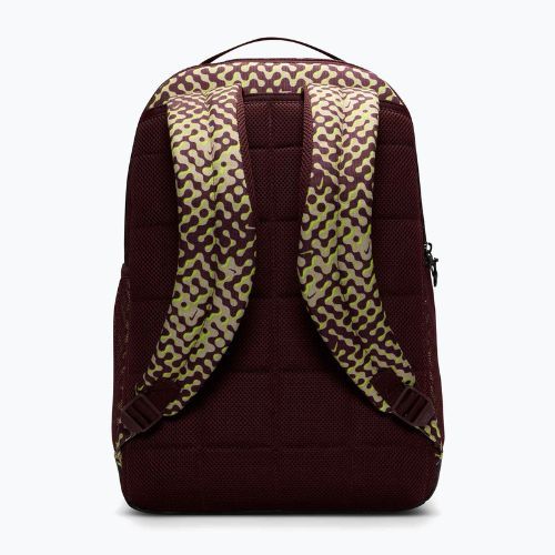 Trainingsrucksack Nike Brasilia 9.5 24 l burgundy crush/black/volt