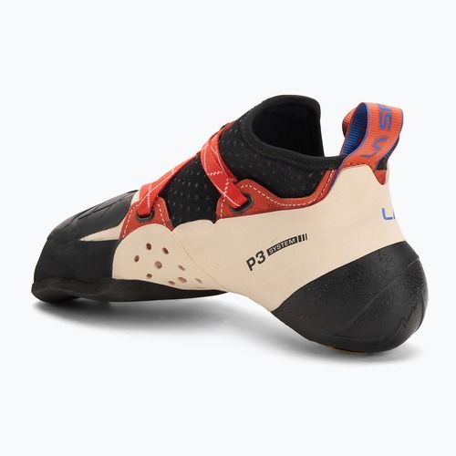 Damen-Kletterschuhe La Sportiva Solution white/lily orange