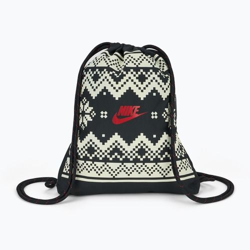 Turnbeutel Nike Heritage 13 l black/coconut milk/university red